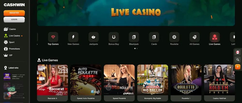 Licens til CashWin Casino